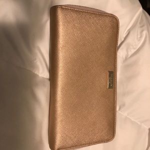 Rose gold Kate Spade wallet
